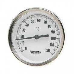 Termometrs T 63/50  0-+120* 1/2''axsial.čaula-50mm (F+R801 SD) Watts
