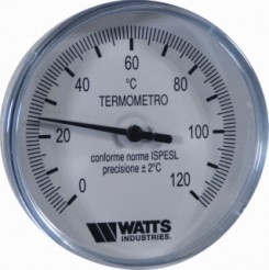 Termometrs TAB 80/120 (ar atsperi) Watts