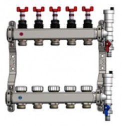 Kolektors ar plūsmas mērī. ner. ter. ECOline  (UFSA-A) 9 kont KAN