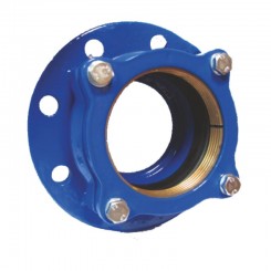 Savienotajs caurule-atloks PVC/PE caurulei, enkurojošs DN150 D160mm AKWA