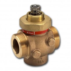 VM2 15 spiediena balansēti kontrolvārsti ar ārējo vītni PN25 DN 15 Kvs=1.0 065B2013