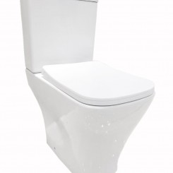 Sēdpods YTC-50826 kpl, Rimless ar Slow close vāku, dubulta poga, horiz. izv., 1/2 apakš.