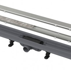 Traps dušas (kanāls ar universiālu resti- dekor, flīzes) D40, hor. APZ19-550