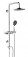 Dušas sistema Silverflow ar plauktu 624147